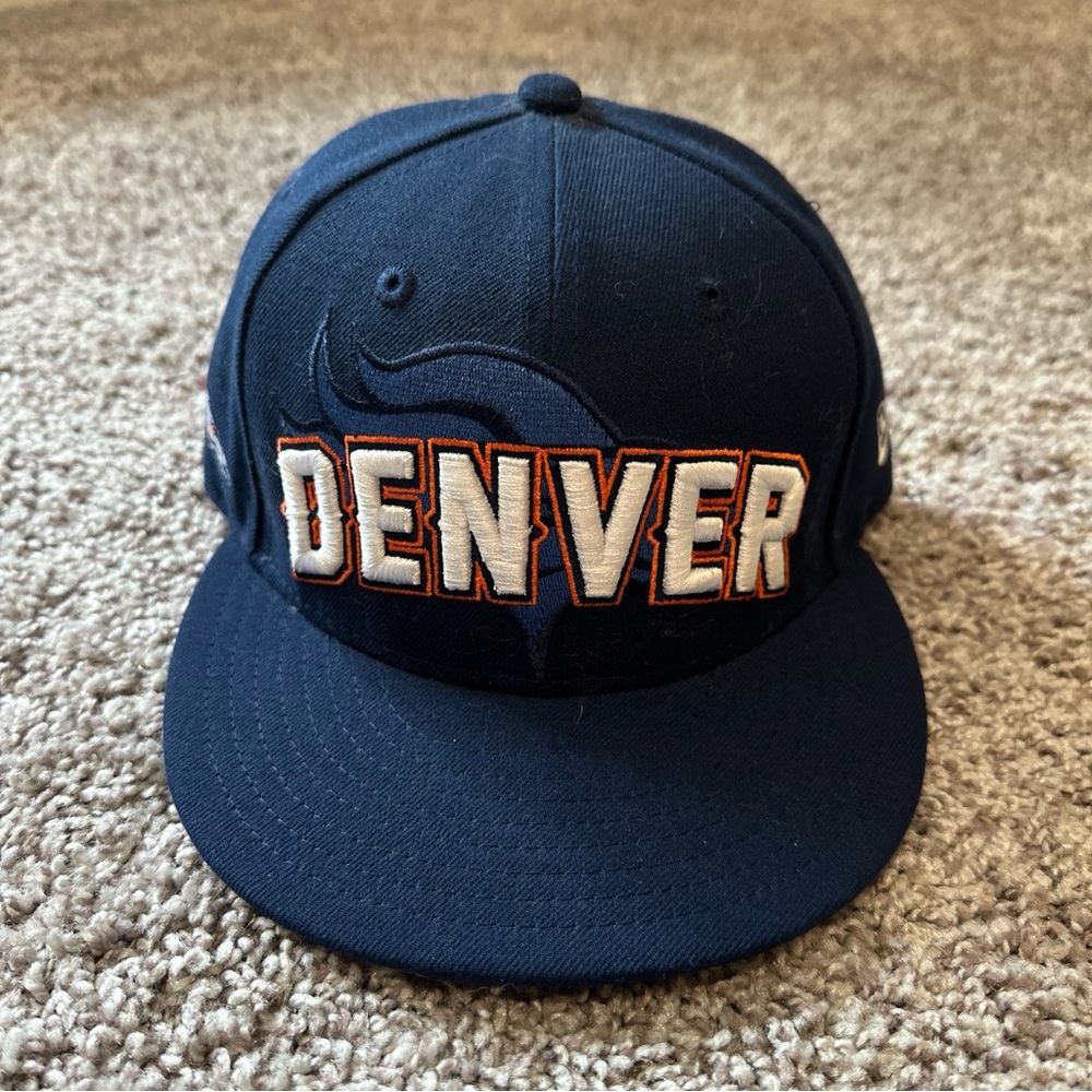 Denver Broncos New Era Hat 7 1/8 Fitted